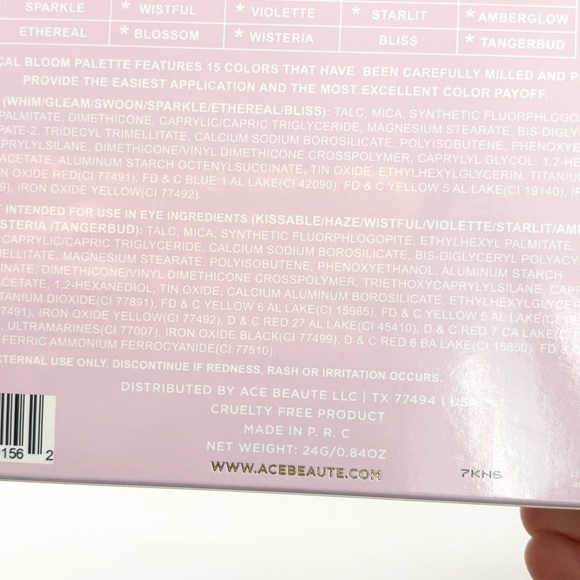 NWT ACE BEAUTE Whimsical Bloom Eyeshadow Pallette - Picture 6 of 12